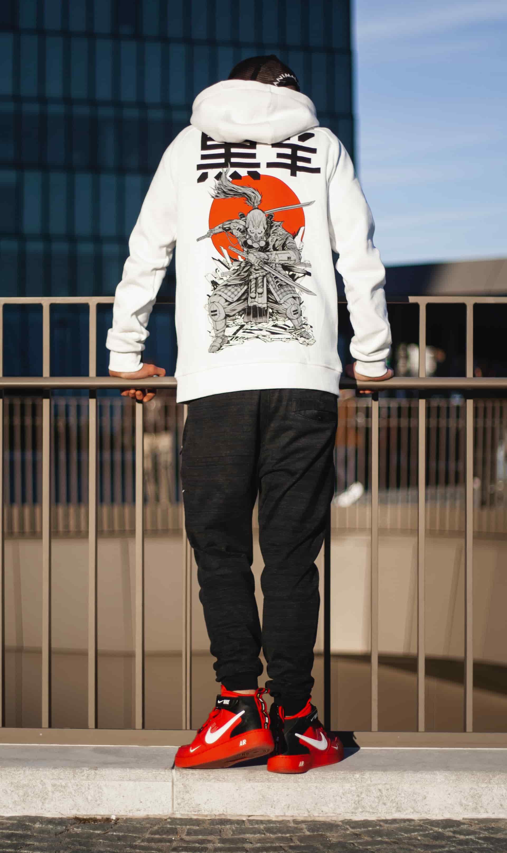 Shirt with Japanese text